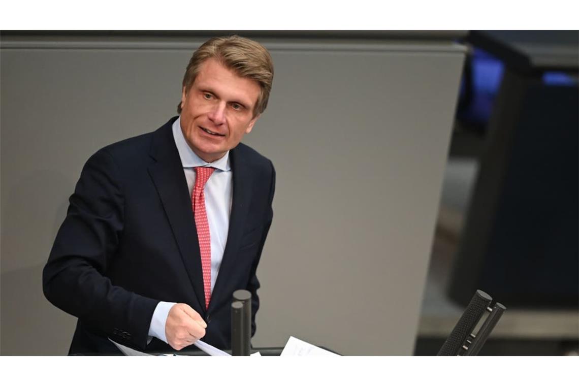 Thomas Bareiß im Bundestag: Es ist unklar, wann er wieder an Sitzungen teilnehmen wird.