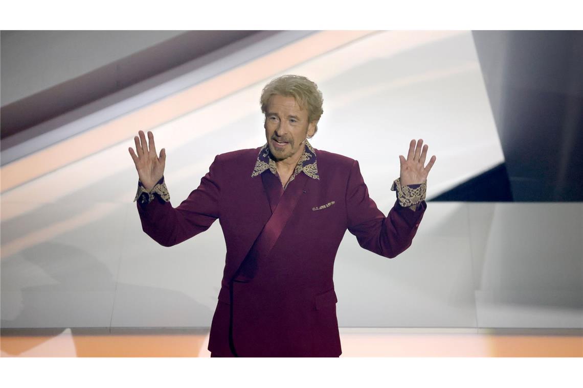 Thomas Gottschalk verkündet Show-Aus im Fernsehen Thomas Gottschalk moderierte jahrelang die ZDF-Show "Wetten dass..?".