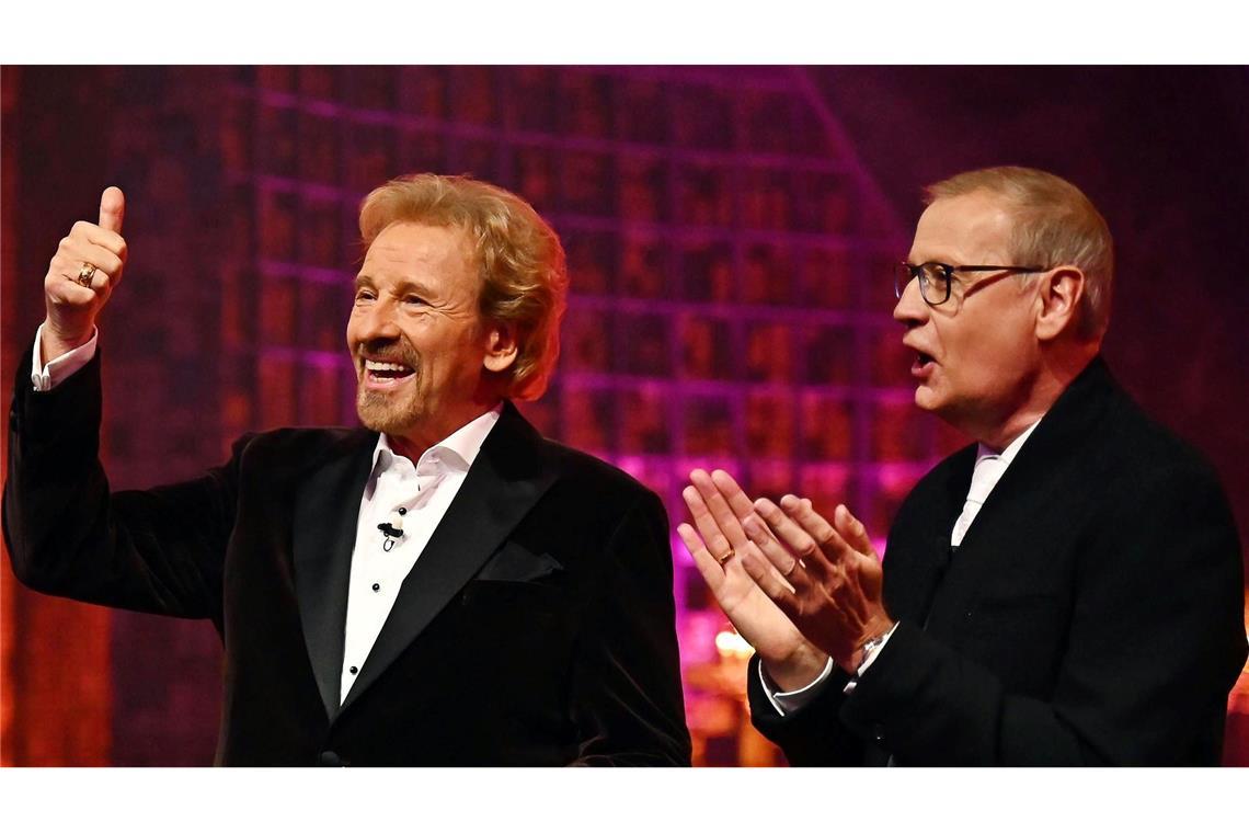 Thomas Gottschalk verabschiedet sich vom TV-Bildschirm am Samstagabend. (Handout)