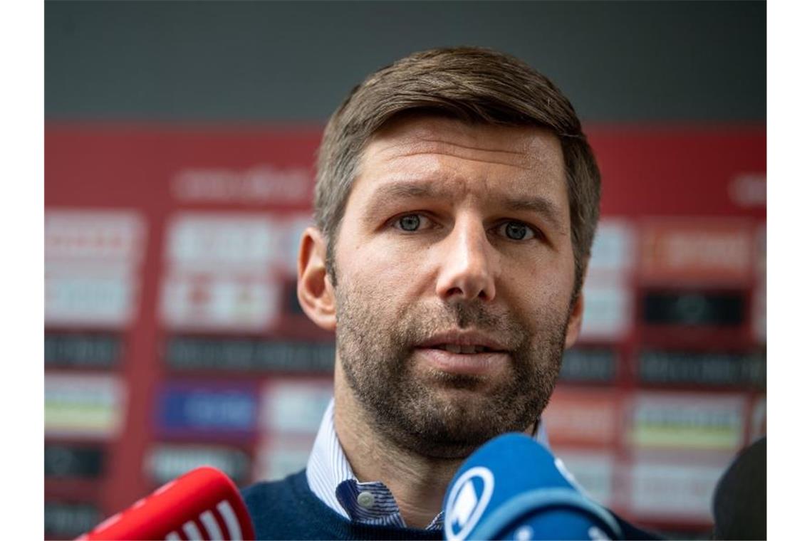 Thomas Hitzlsperger, Sportvorstand des VfB Stuttgart. Foto: Fabian Sommer/Archivbild