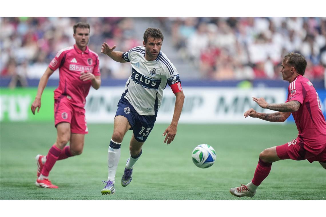Müller trifft bei Startelf-Debüt spät zum Vancouver-Sieg Thomas Müller entschied in der Nachspielzeit die Partie für die Vancouver Whitecaps.