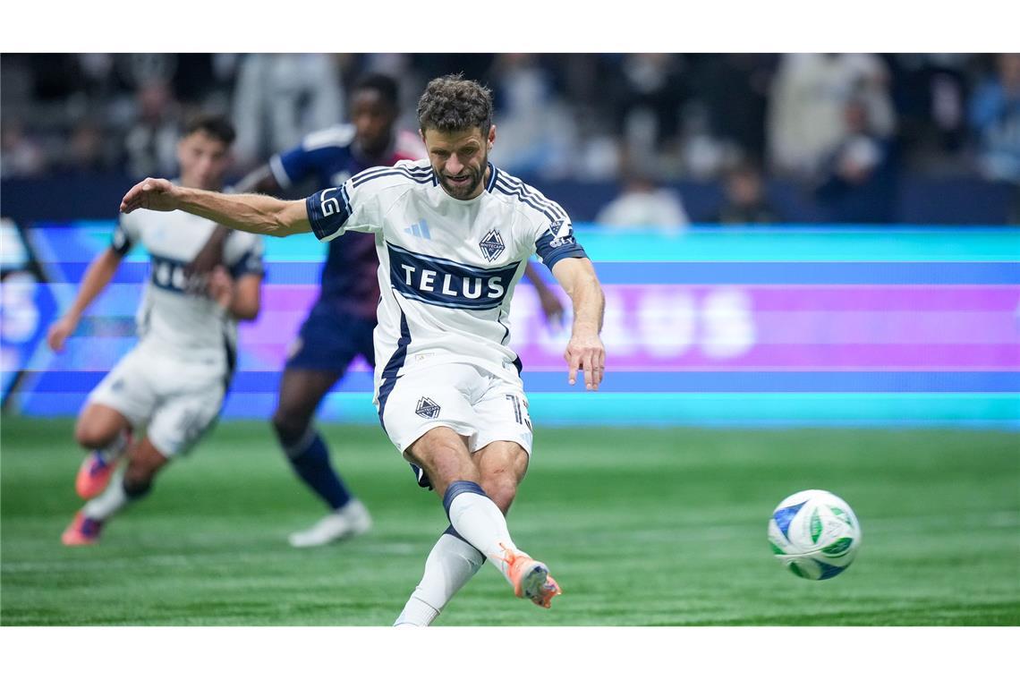 Thomas Müller hat seine gute Torquote seit dem Wechsel nach Vancouver nicht erwartet. (Archivfoto)