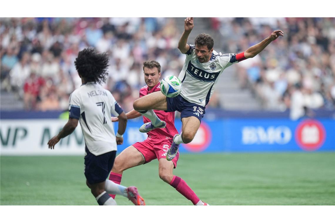 Müller trifft bei Startelf-Debüt spät zum Vancouver-Sieg Thomas Müller sorgte in seinem ersten Startelf-Einsatz für die Entscheidung.