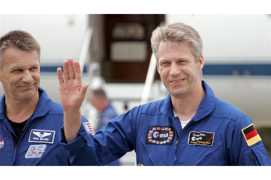 Thomas Reiter war 2006 an Bord der ISS (Archivbild).