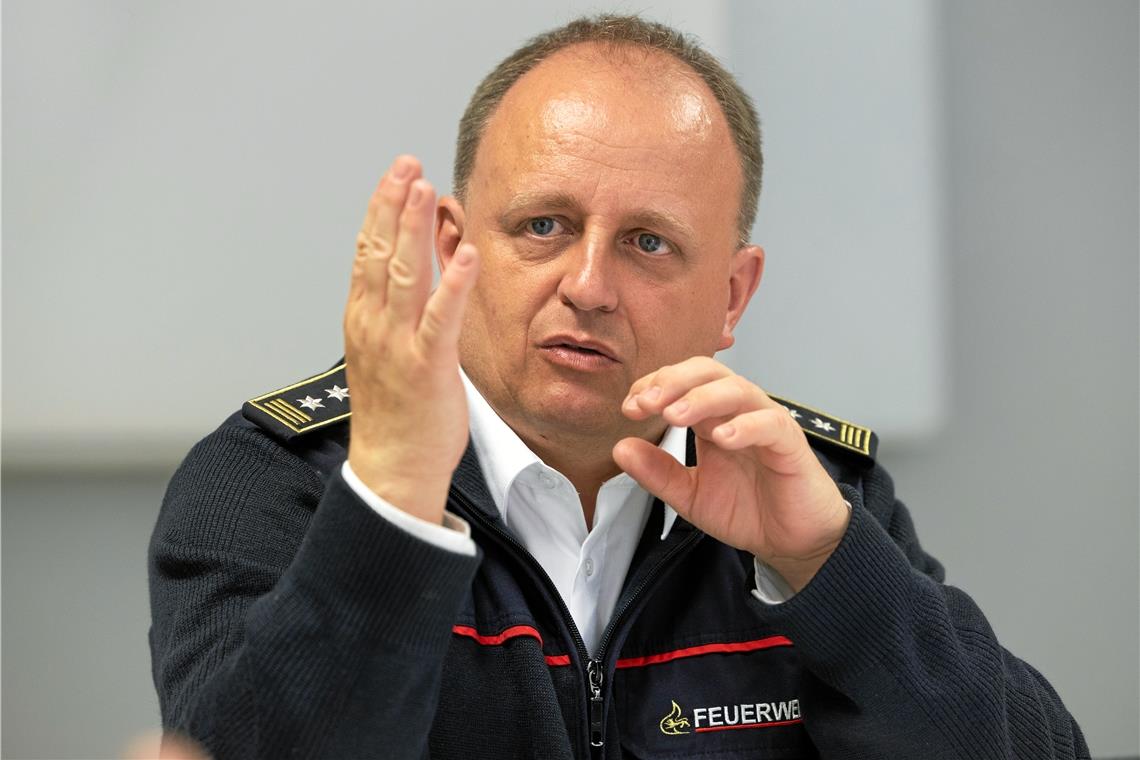 Backnanger Kommandant: „Die Feuerwehr hat keine Nachwuchssorgen“ Thomas Rohnacher glaubt an die Zukunft der ehrenamtlichen Feuerwehr.