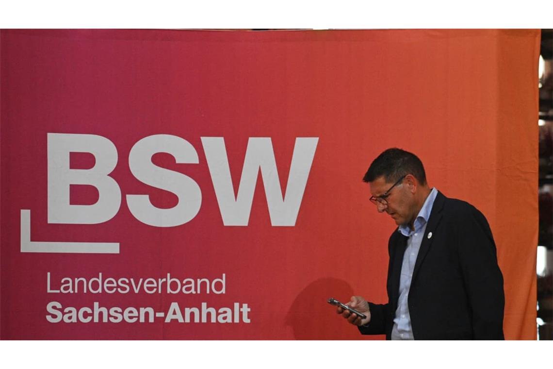 Thomas Schulze (BSW), Spitzenkandidat und Landesvorsitzender des BSW Sachsen-Anhalt
