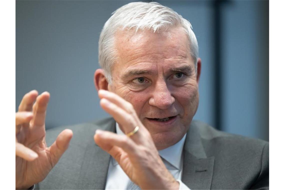 Strobl: Sicherheitspolitik der Ampel „Totalausfall“ Thomas Strobl (CDU) bei einem Interview. Foto: Bernd Weißbrod/dpa/Archivbild