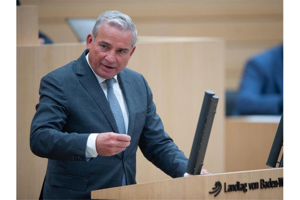 Thomas Strobl, CDU-Bundesvize und Innenminister von Baden-Württemberg. Foto: Gregor Bauernfeind/dpa/Archivbild