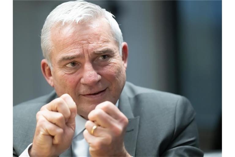 Thomas Strobl (CDU), Innenminister von Baden-Württemberg. Foto: Bernd Weißbrod/dpa