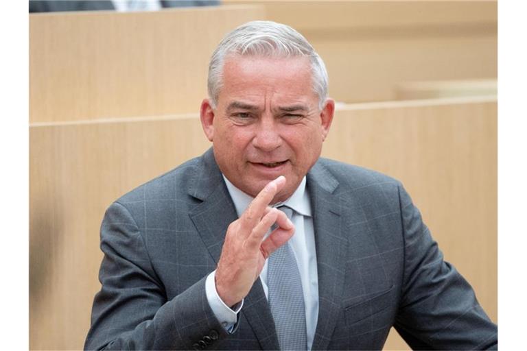 Thomas Strobl (CDU), Innenminister von Baden-Württemberg. Foto: Marijan Murat/Archivbild