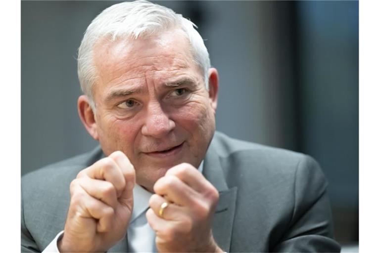Thomas Strobl (CDU), Innenminister von Baden-Württemberg. Foto: Bernd Weißbrod/dpa/Archivbild