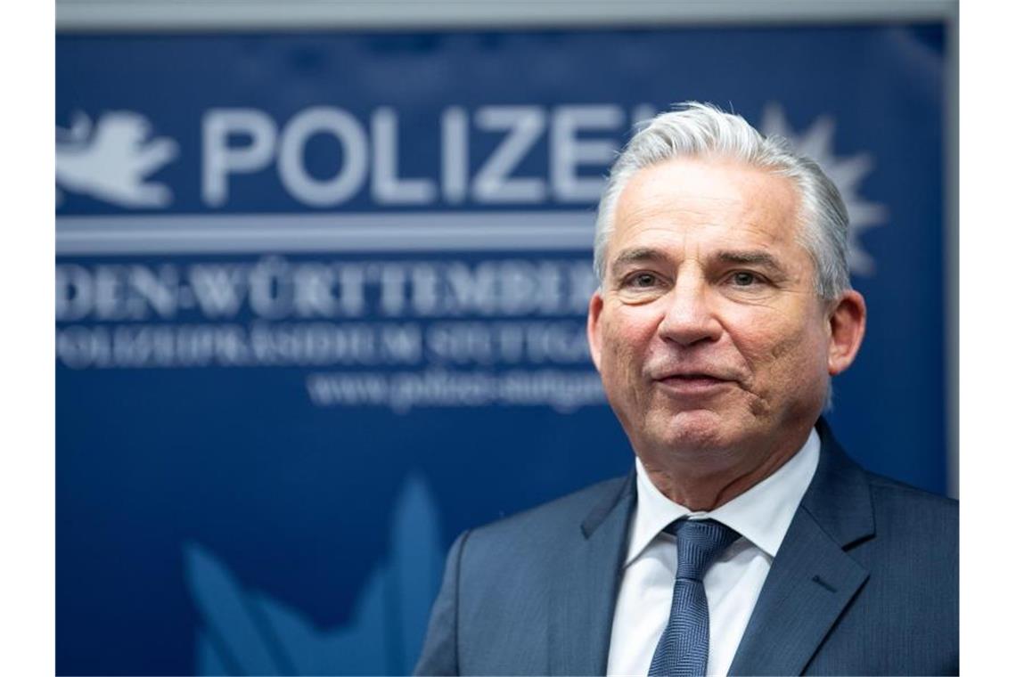Thomas Strobl (CDU), Innenminister von Baden-Württemberg. Foto: Sebastian Gollnow/dpa/Archivbild