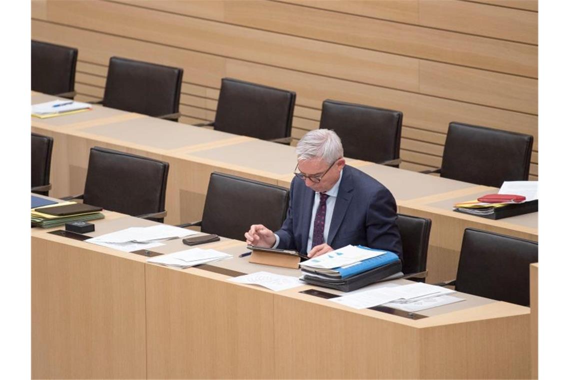 Thomas Strobl (CDU), Innenminister von Baden-Württemberg. Foto: Marijan Murat/dpa/Archivbild