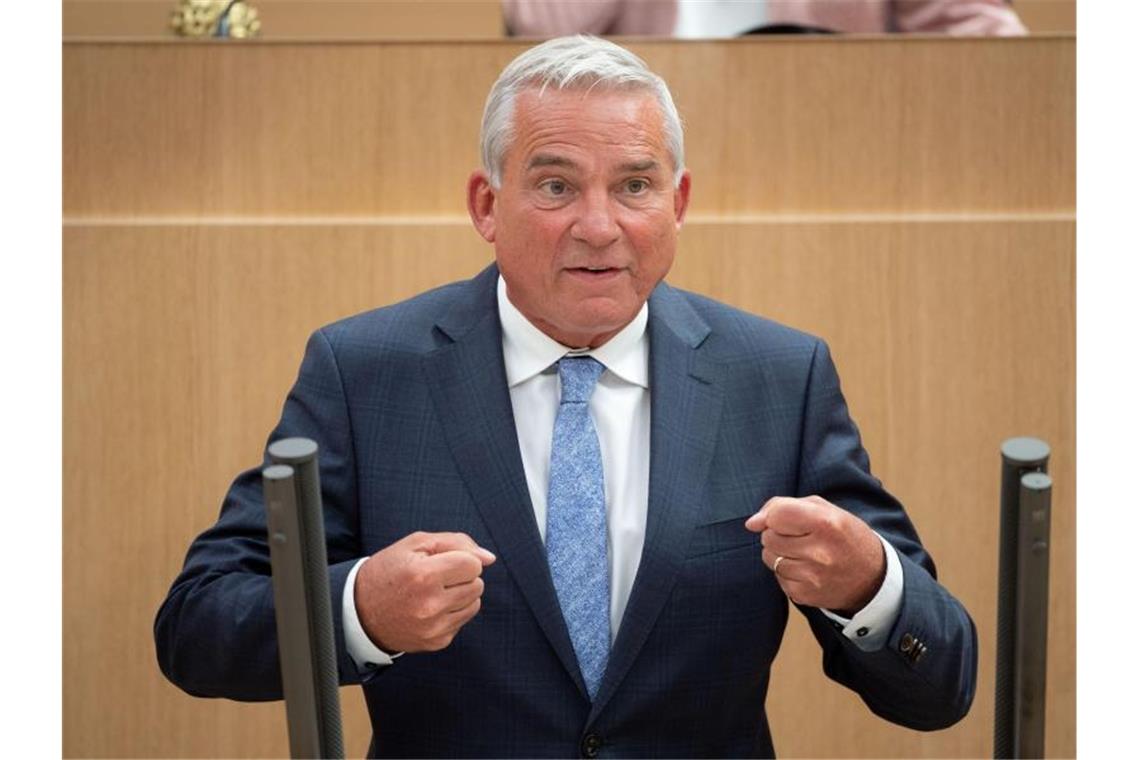 Thomas Strobl (CDU), Innenminister von Baden-Württemberg. Foto: Marijan Murat/dpa/Archivbild
