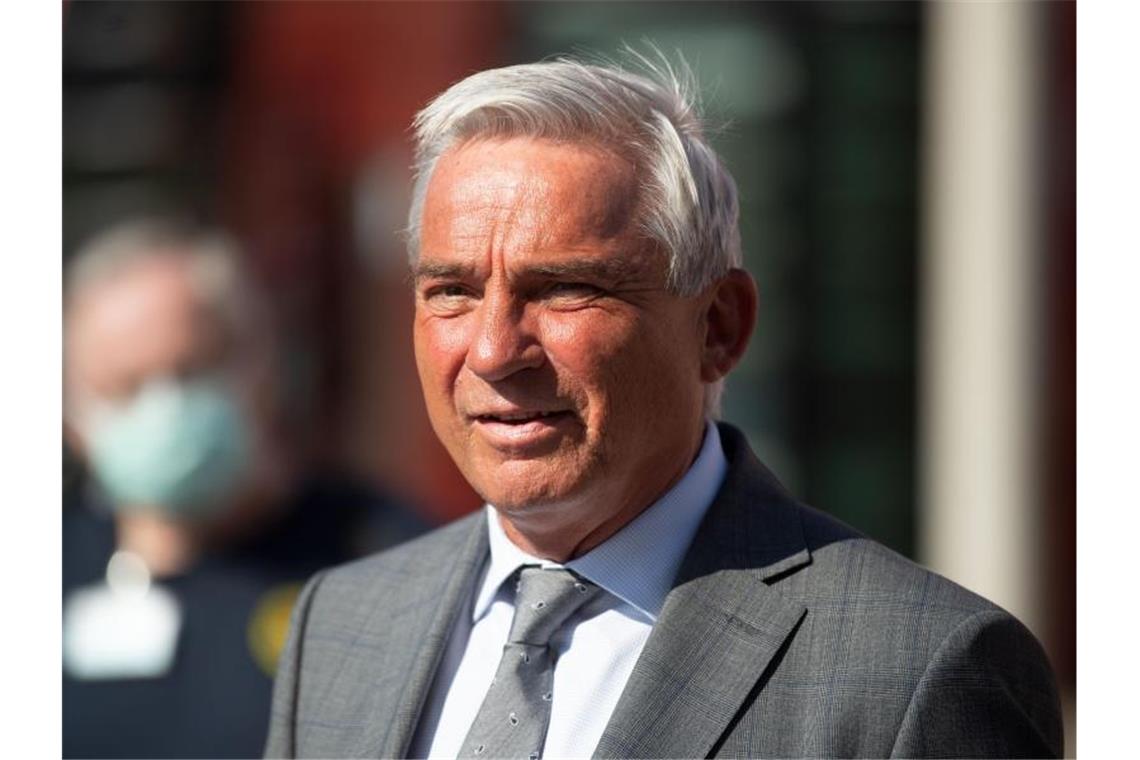 Einschränkungen für Pendler aus dem Ausland etwas gelockert Thomas Strobl, der Innenminister von Baden-Württemberg. Foto: Marijan Murat/dpa/Archivbild