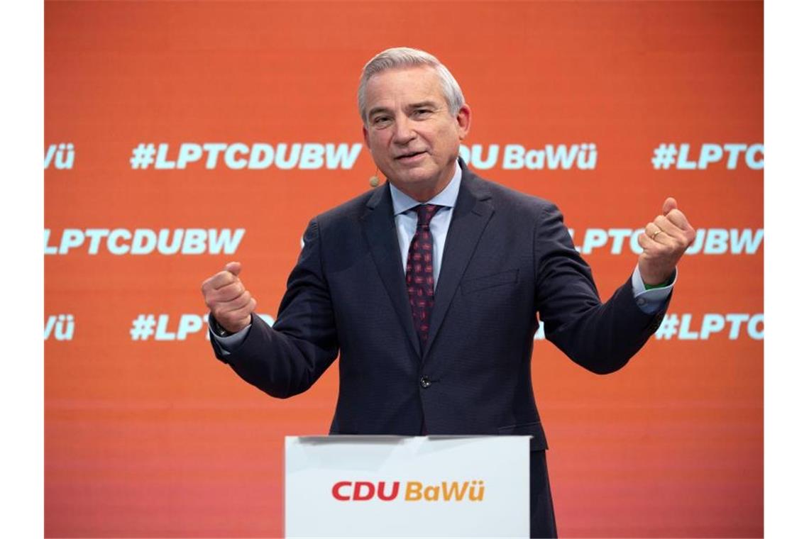 Strobl warnt vor andauernder Selbstbeschäftigung in der CDU Thomas Strobl, Landesvorsitzender der CDU Baden-Württemberg. Foto: Marijan Murat/dpa-Pool/dpa