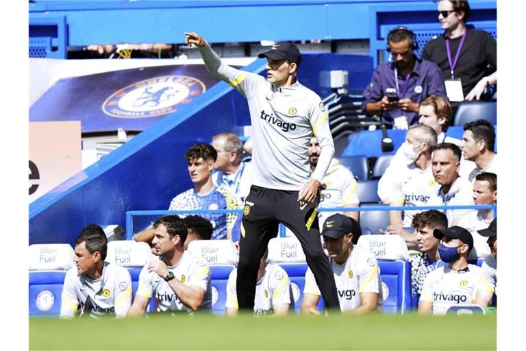 Thomas Tuchel schob die Favoritenrolle weg. Foto: Tess Derry/PA/dpa