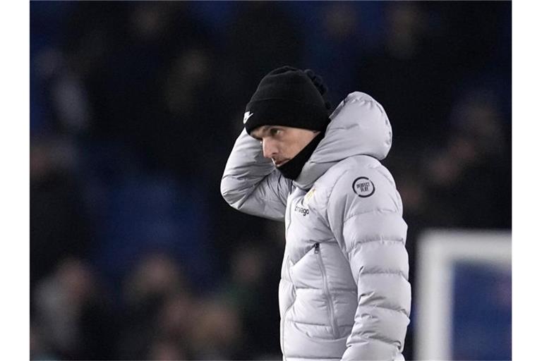 Thomas Tuchel spielt mit dem FC Chelsea unentschieden. Foto: Matt Dunham/AP/dpa