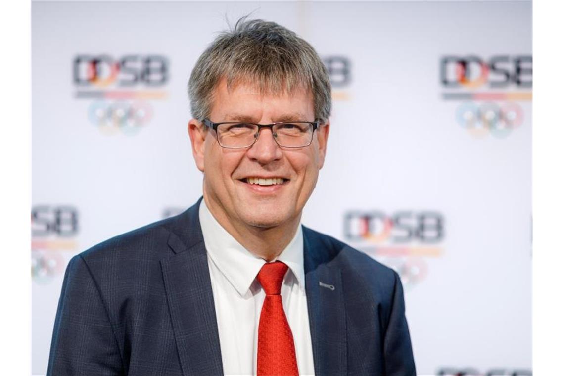 Thomas Weikert ist der neuer Präsident des Deutschen Olympischen Sportbundes. Foto: Michael Reichel/PA/DOSB/dpa