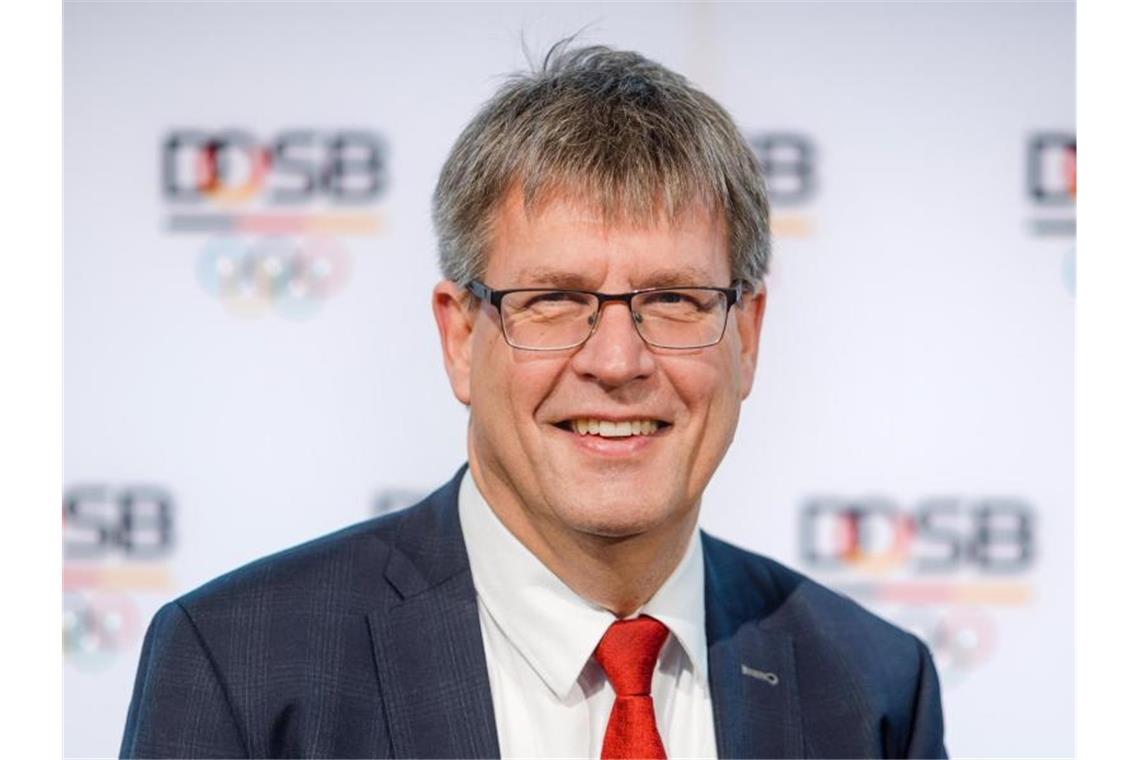 DOSB zu Russland-Rückkehr in den Weltsport zurückhaltend Thomas Weikert ist der Präsident des Deutschen Olympischen Sportbundes. Foto: Michael Reichel/PA/DOSB/dpa
