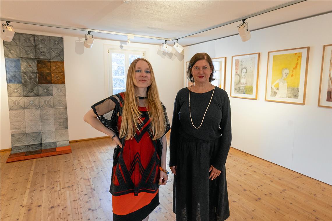 Thora Gerstner (links) und Heike Lydia Grüß kennen sich seit Jahren. Foto: Alexander Becher