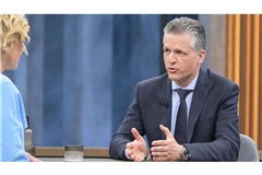 Thorsten Frei (CDU) war am Sonntag bei Caren Miosga zu Gast.
