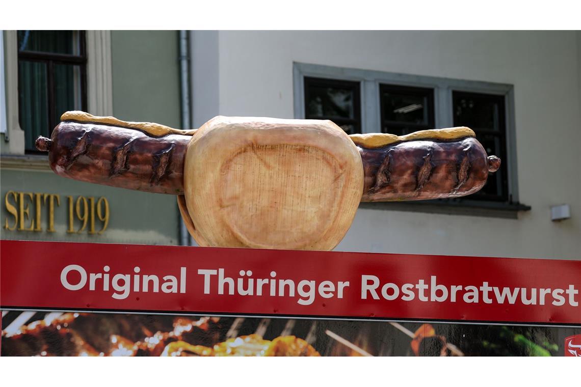 Thüringen ist stolz auf seine Rostbratwurst. (Archivbild)