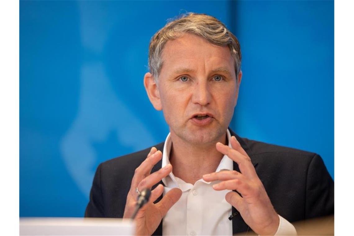AfD: Höcke probt nach Rauswurf von Kalbitz den Aufstand Thüringens AfD-Landes- und Fraktionschef Björn Höcke. Foto: Michael Reichel/dpa-Zentralbild/dpa