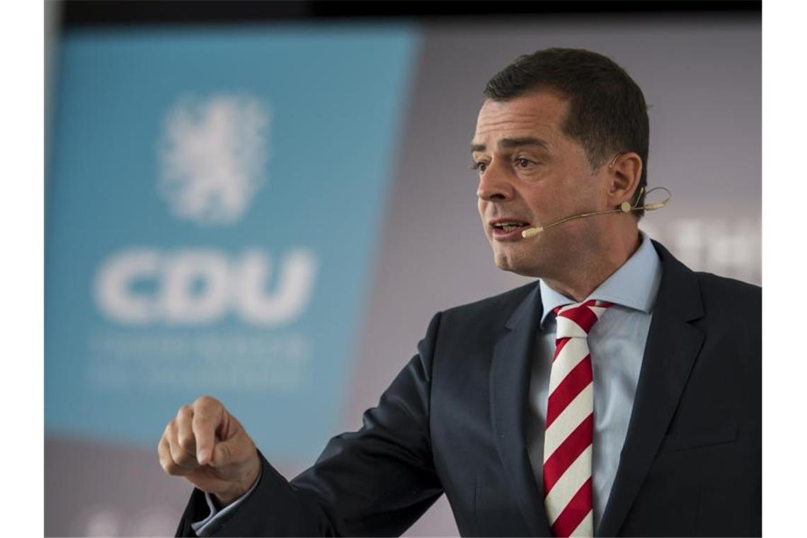 CDU-Thüringen-Kandidat Mohring: Müssen Spaltung überwinden Thüringens CDU-Landeschef Mike Mohring hatte mehrere Morddrohungen erhalten. Foto: Jens-Ulrich Koch/zb/dpa