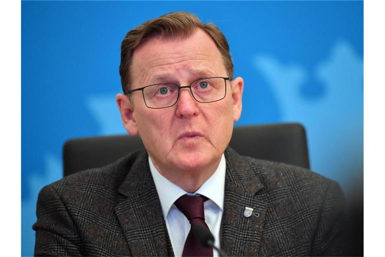Thüringens Ministerpräsident Bodo Ramelow erntet für seinen kontroversen Tweet Kritik. Foto: Martin Schutt/dpa-Zentralbild/dpa