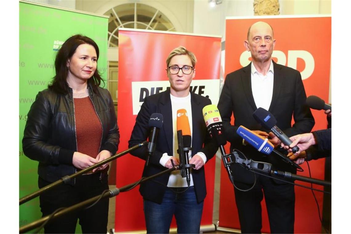 Wagnis Minderheitsregierung in Thüringen rückt näher