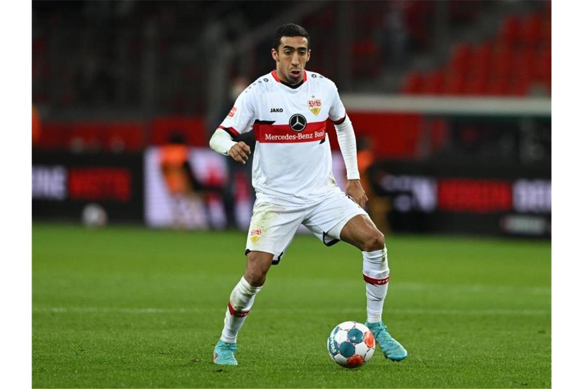 Tiago Tomás rechnet mit Klassenverbleib des VfB Stuttgart Tiago Tomás vom Vfb Stuttgart auf dem Spielfeld. Foto: David Inderlied/dpa/Archivbild