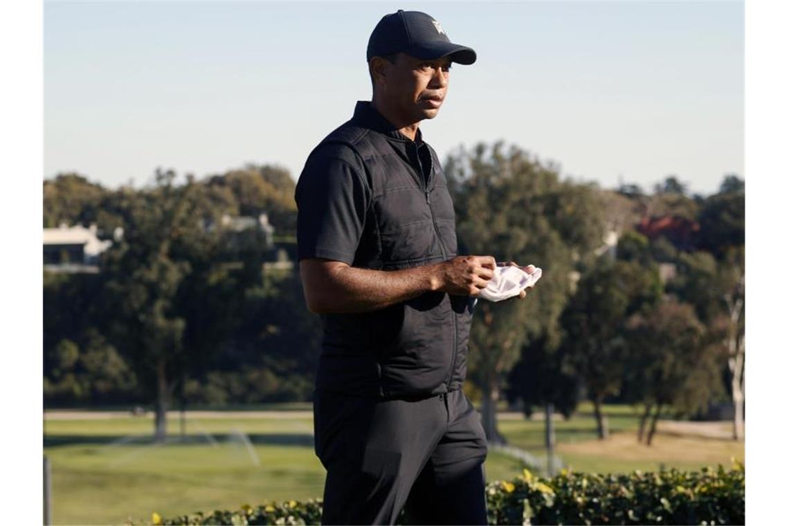 Golf-Star Woods: Kein Zeitplan für Rückkehr Tiger Woods ist Gastgeber des PGA-Turniers in Los Angeles. Foto: Ryan Kang/FR171219 AP/dpa