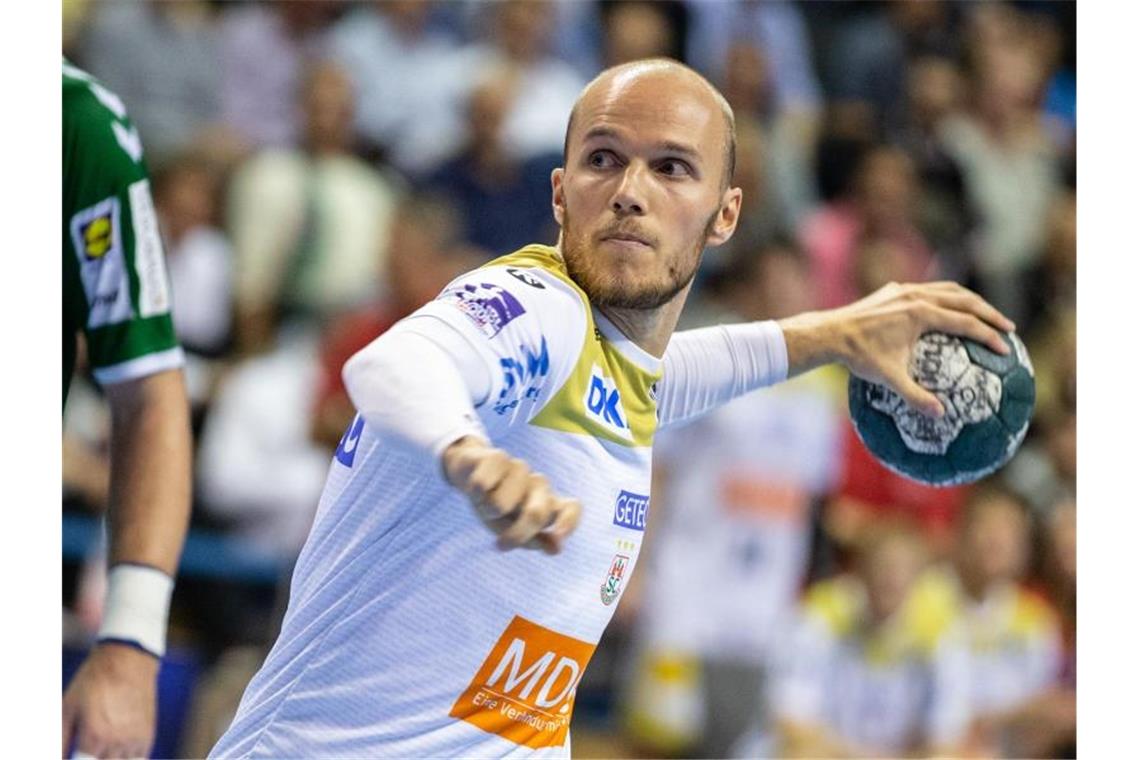 THW Kiel geht als Spitzenreiter in die EM-Pause Tim Hornke steuerte zu Magdeburgs Sieg neun Tore bei. Foto: Andreas Gora/dpa