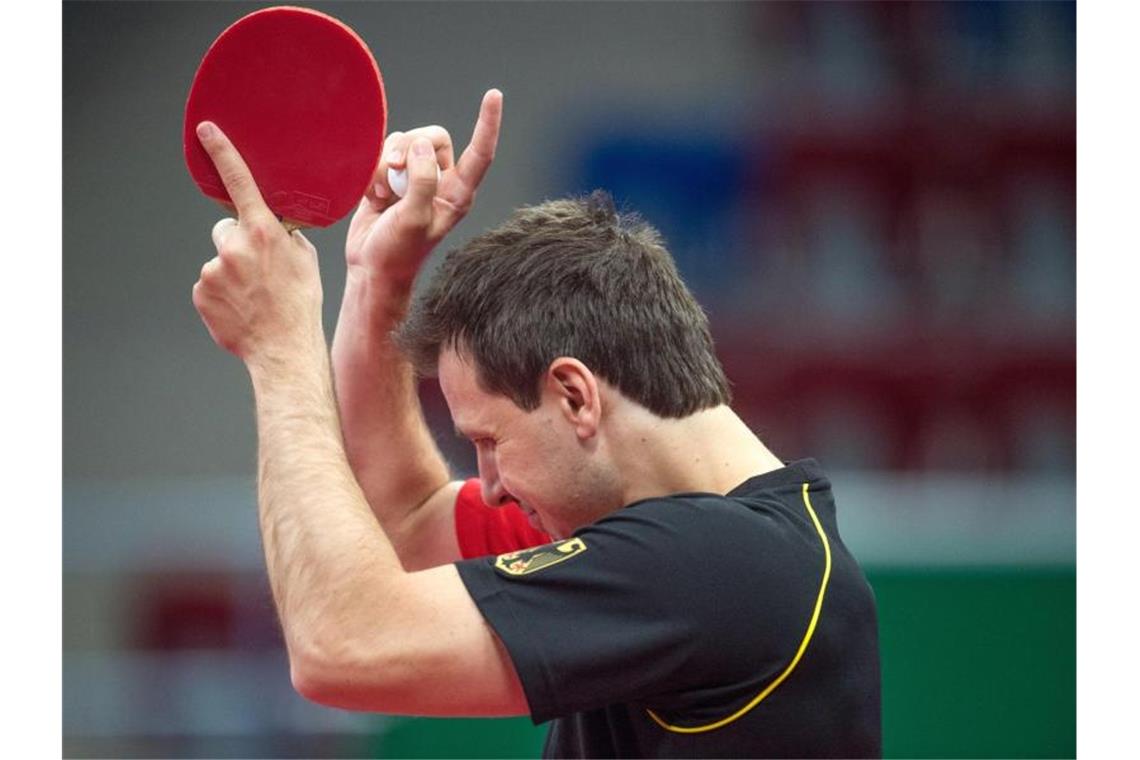 Timo Boll hat bei den Europaspielen das Finale im Einzel gewonnen. Foto (Archivf): Bernd Thissen Foto: Bernd Thissen