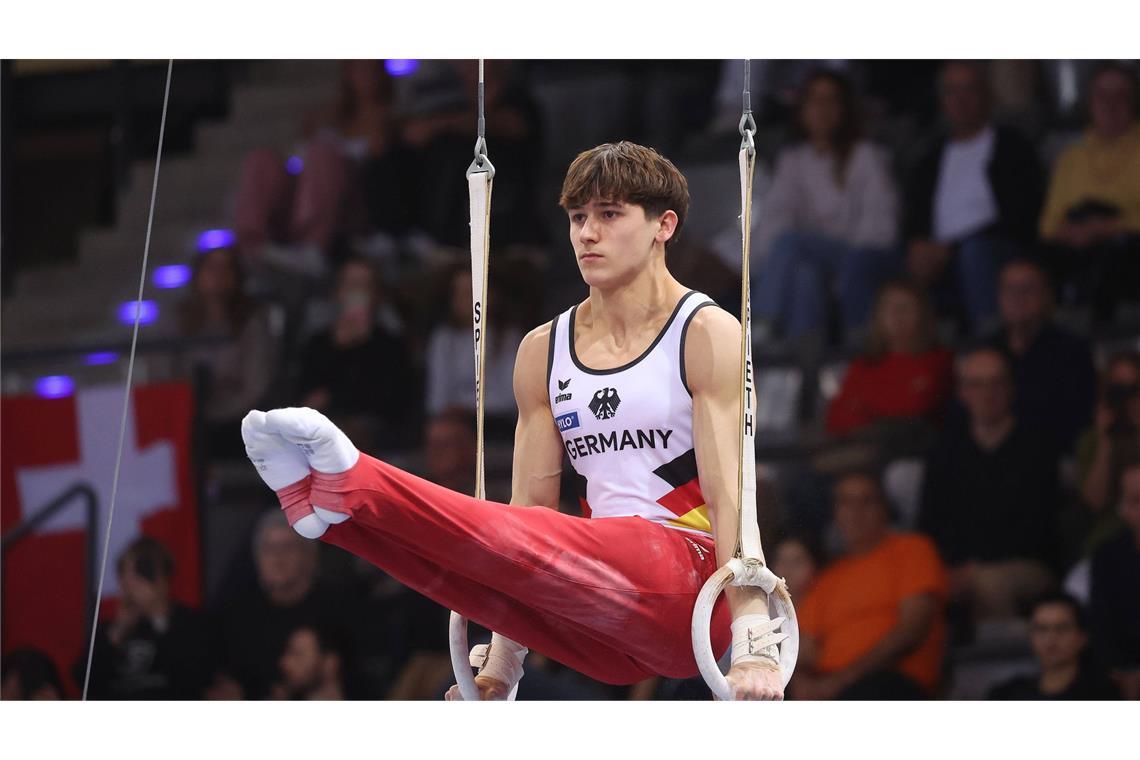 Timo Eder landete mit dem deutschen Team auf Rang fünf beim DTB-Pokal.