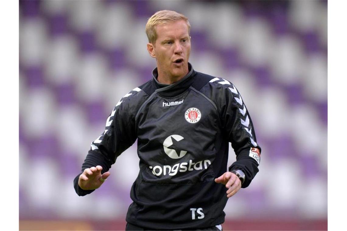 Timo Schultz ist der neue Cheftrainer des FC St. Pauli. Foto: Thomas Eisenhuth/dpa-Zentralbild/dpa