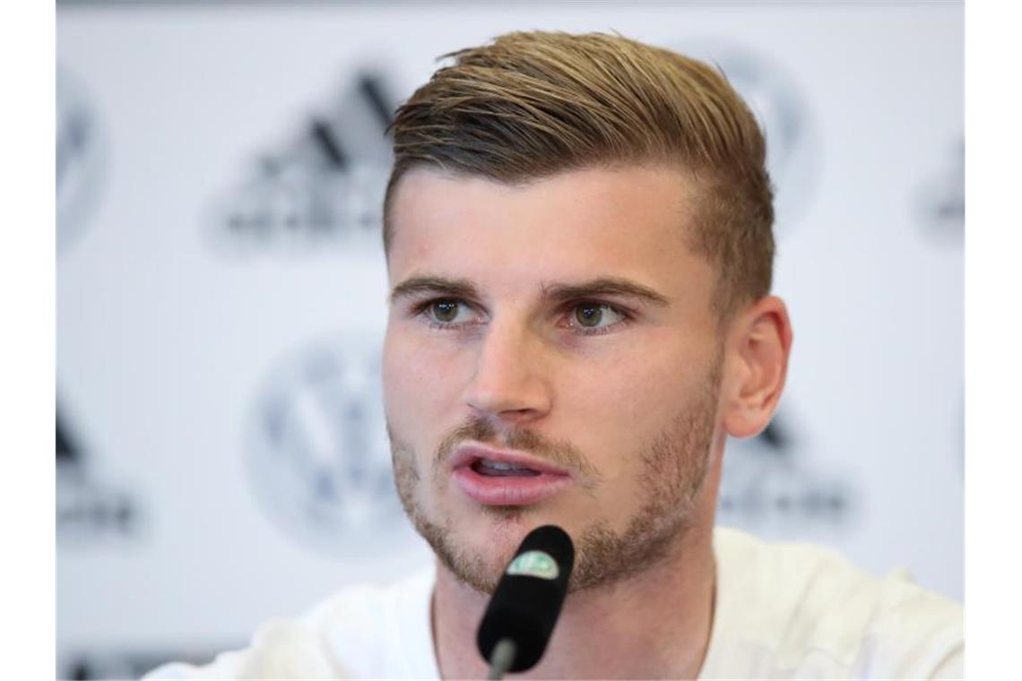 Entscheidung im Berater-Streit um Timo Werner vertagt Timo Werner spricht. Foto: Tom Weller/dpa/Archivbild