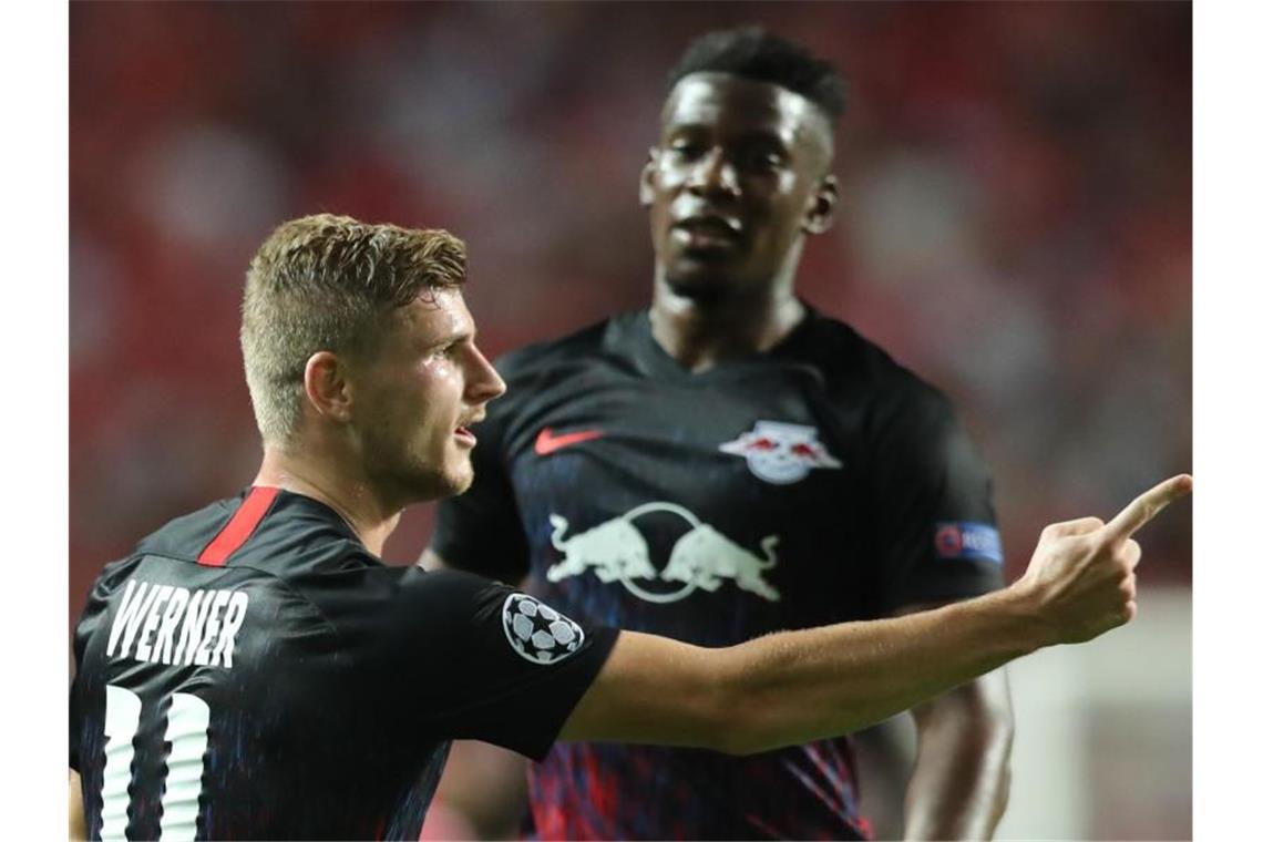 Timo Werner war mit seinen Toren der Matchwinner für RB Leipzig in Lissabon. Foto: Jan Woitas