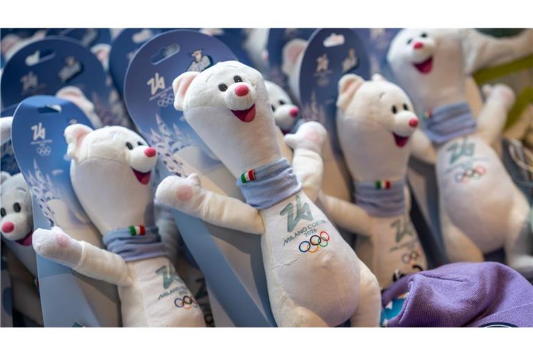 Tina, das Maskottchen der Olympischen Winterspiele in Mailand und Cortina.