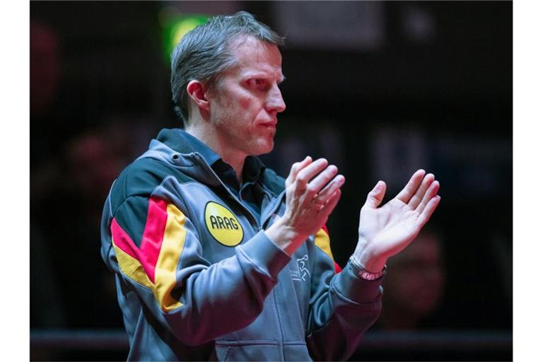 Tischtennis-Bundestrainer Jörg Roßkopf. Foto: Swen Pförtner/dpa