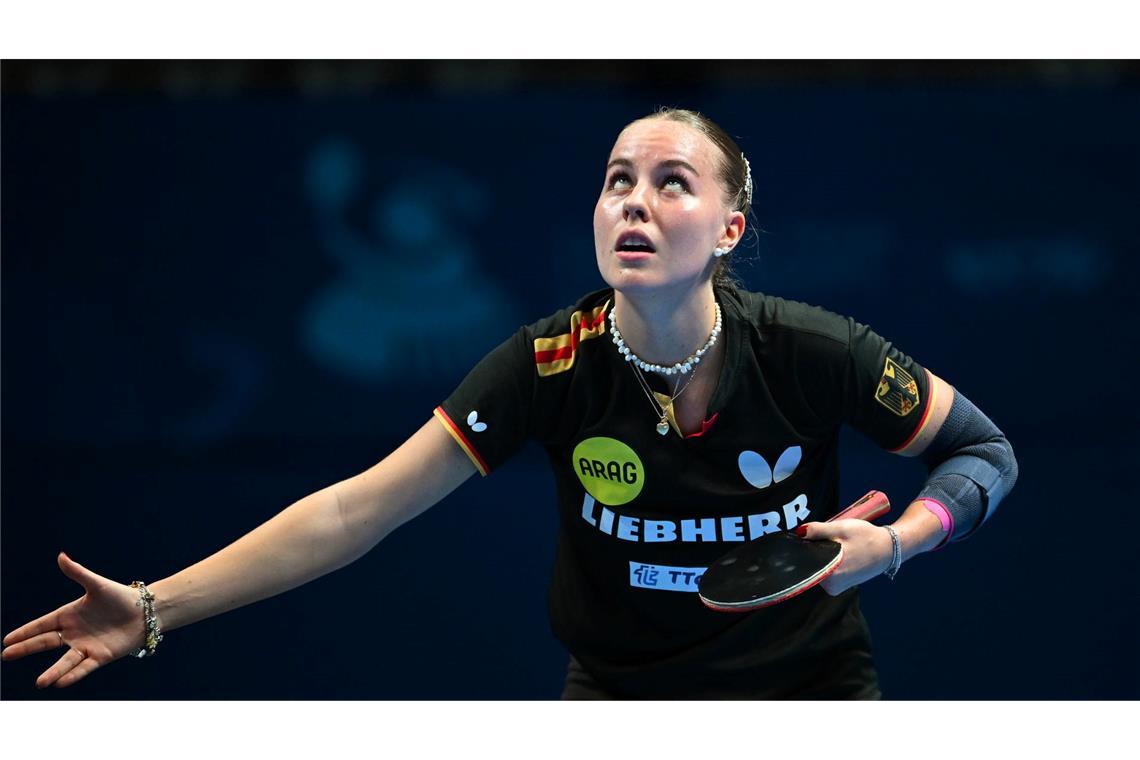 Kaufmann jubelt: Zehnter EM-Titel für Tischtennis-Team Tischtennis-Star Annett Kaufmann.