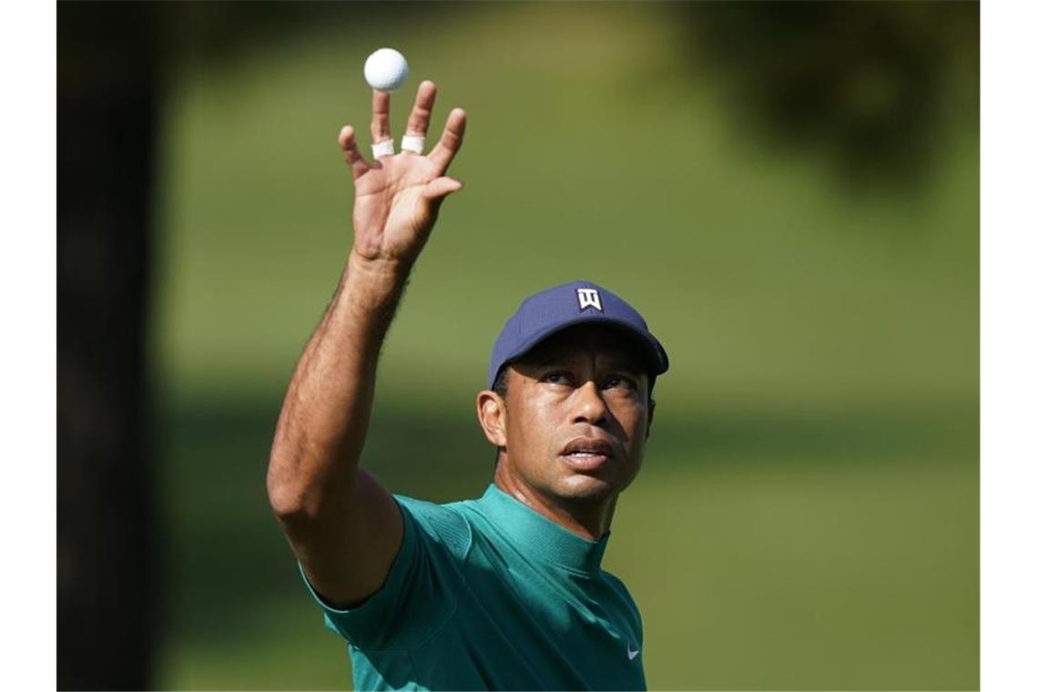 Titelverteidiger in Augusta: Tiger Woods. Foto: David J. Phillip/AP/dpa