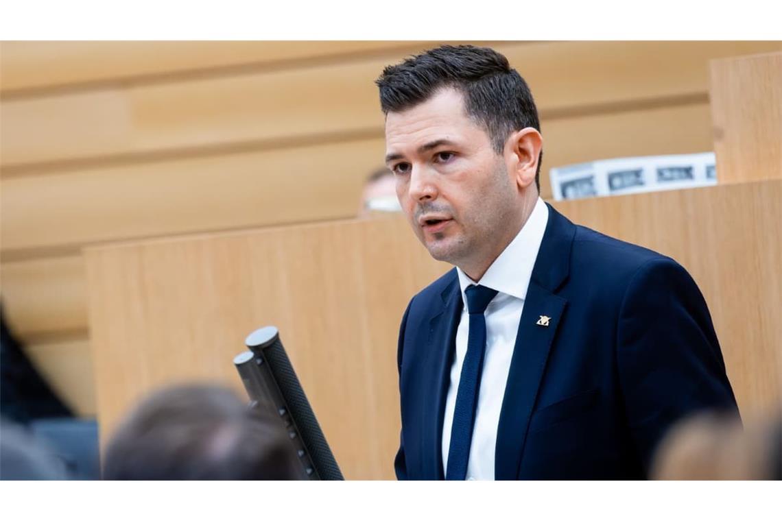 Tobias Vogt, Fraktionsvorsitzender der CDU im Landtag von Baden-Württemberg, blickt mit Sorge auf Pläne in Berlin und Sachsen-Anhalt. (Archivfoto)