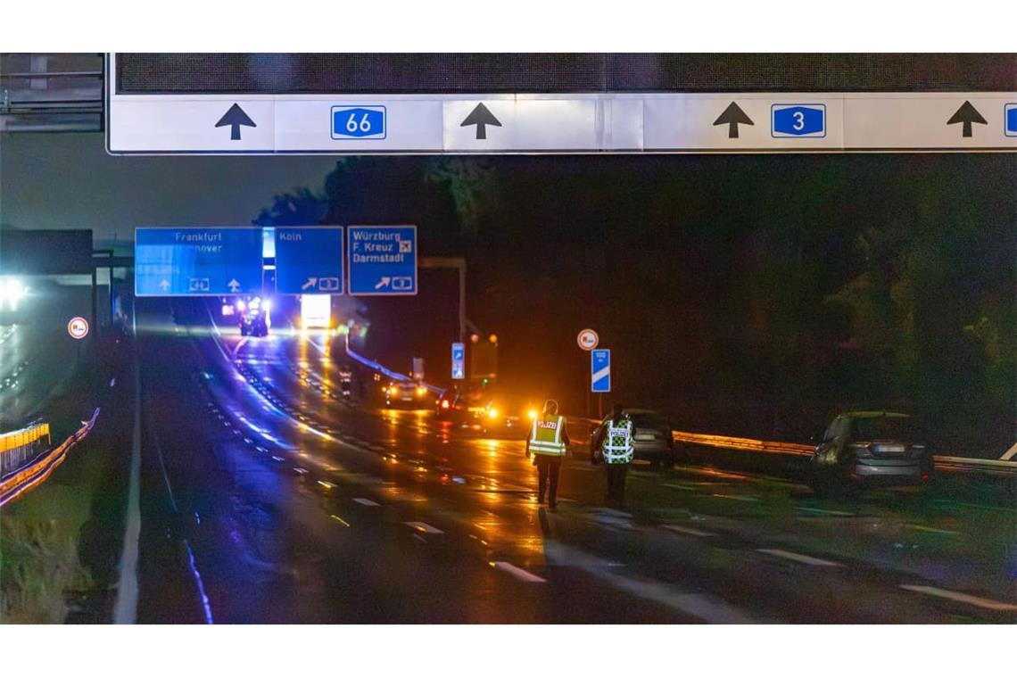 Tödlicher Unfall auf der A66