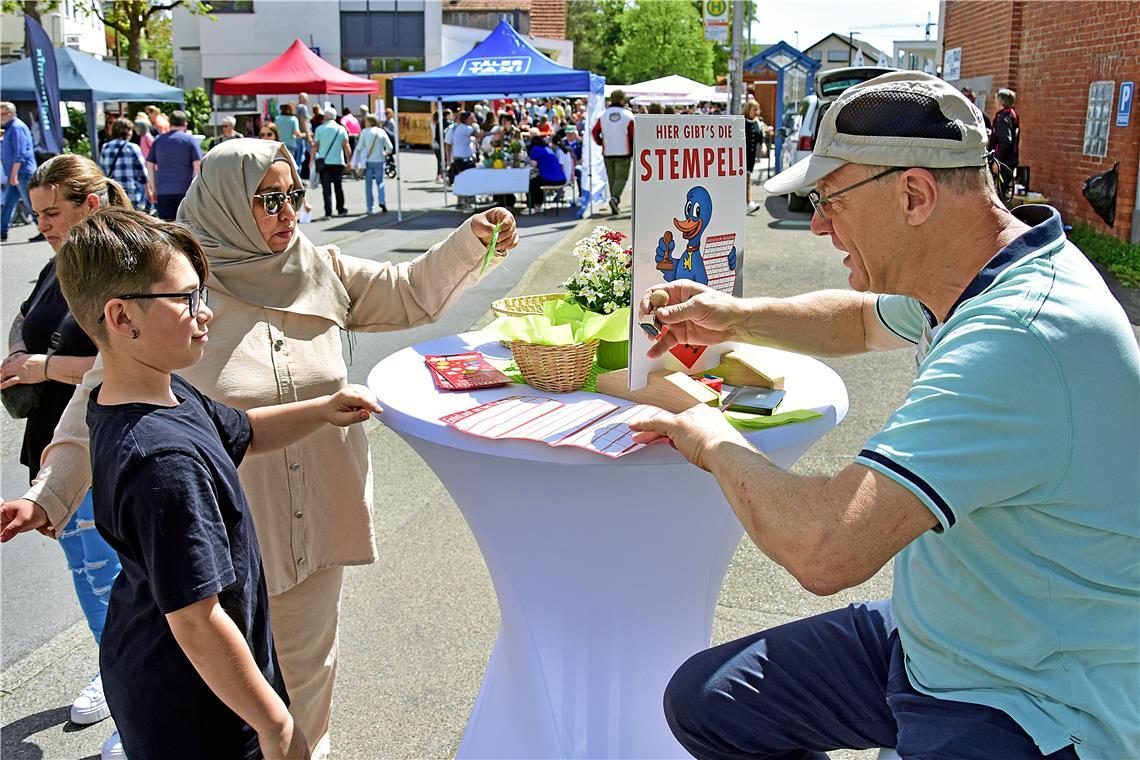 Tolle Preise gibt es beim Entalauf mit der Stempelkarte zu gewinnen. Fleckaschau...