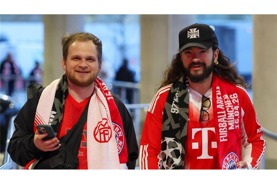 Tom Kaulitz (rechts) ist großer Fußball-Fan.