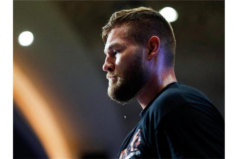 Tom Schwarz kämpft in Las Vegas gegen Tyson Fury. Foto: John Locher/AP