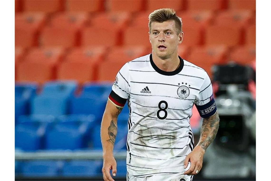 Toni Kroos hatte sich eine Gesäßverletzung zugezogen. Foto: Christian Charisius/dpa