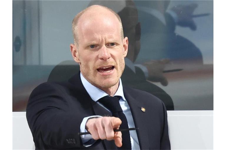 Toni Söderholm ist der Trainer der deutschen Eishockeyspieler. Foto: Daniel Karmann/dpa